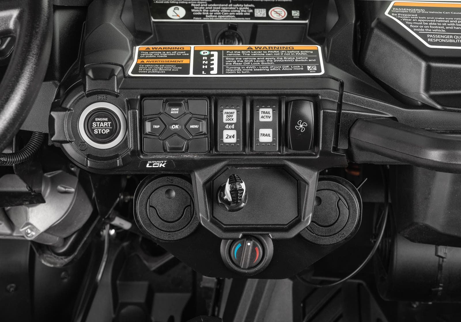 Can-Am Maverick Sport In-Dash Cab Heater