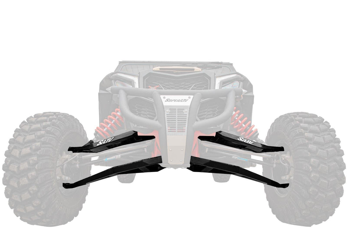 Can-Am 1.5in. Offset Boxed A-Arms | Black | 72in. Wide