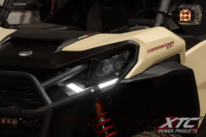 XTC 795ad8221de30859 | XTC Can-Am Commander Replacement Accent Light with White Running Light and Amber Blinker, and SIX12 Side Mirrors