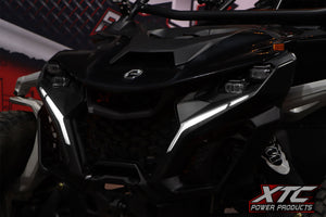 XTC b6fc3d0f36a5aed5 | Can-Am Maverick R Turn Signature Light Set White Running Lights