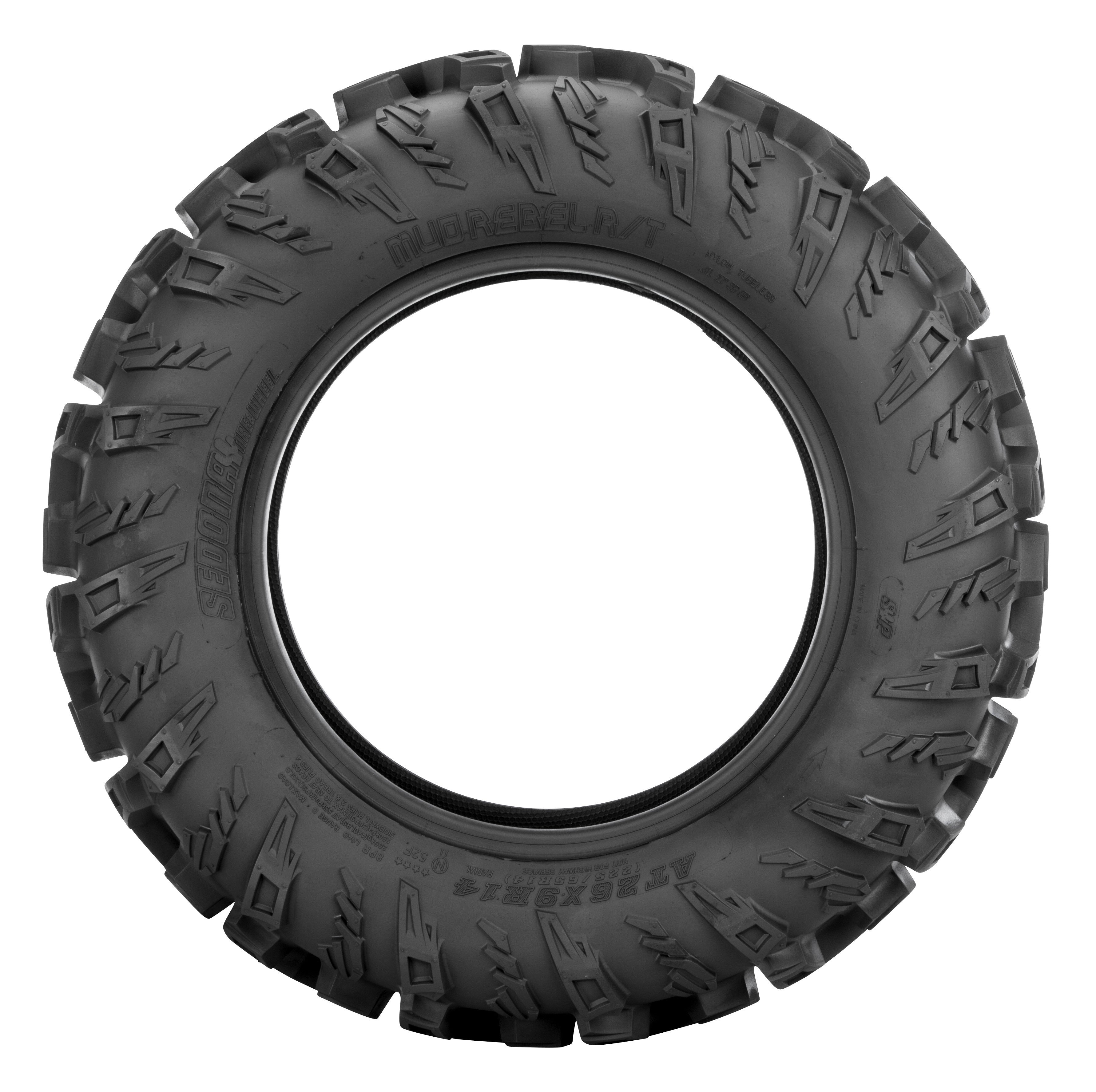 TIRE MUD REBEL R/T 25X10R12 RADIAL 8PR LR465LBS