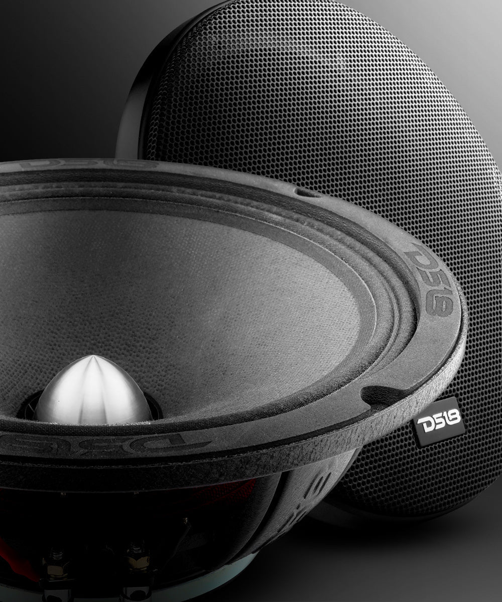 PRO 8" Neodymium Full-Range Bullet Loudspeaker 250 Watts Rms 4-Ohm - DS18