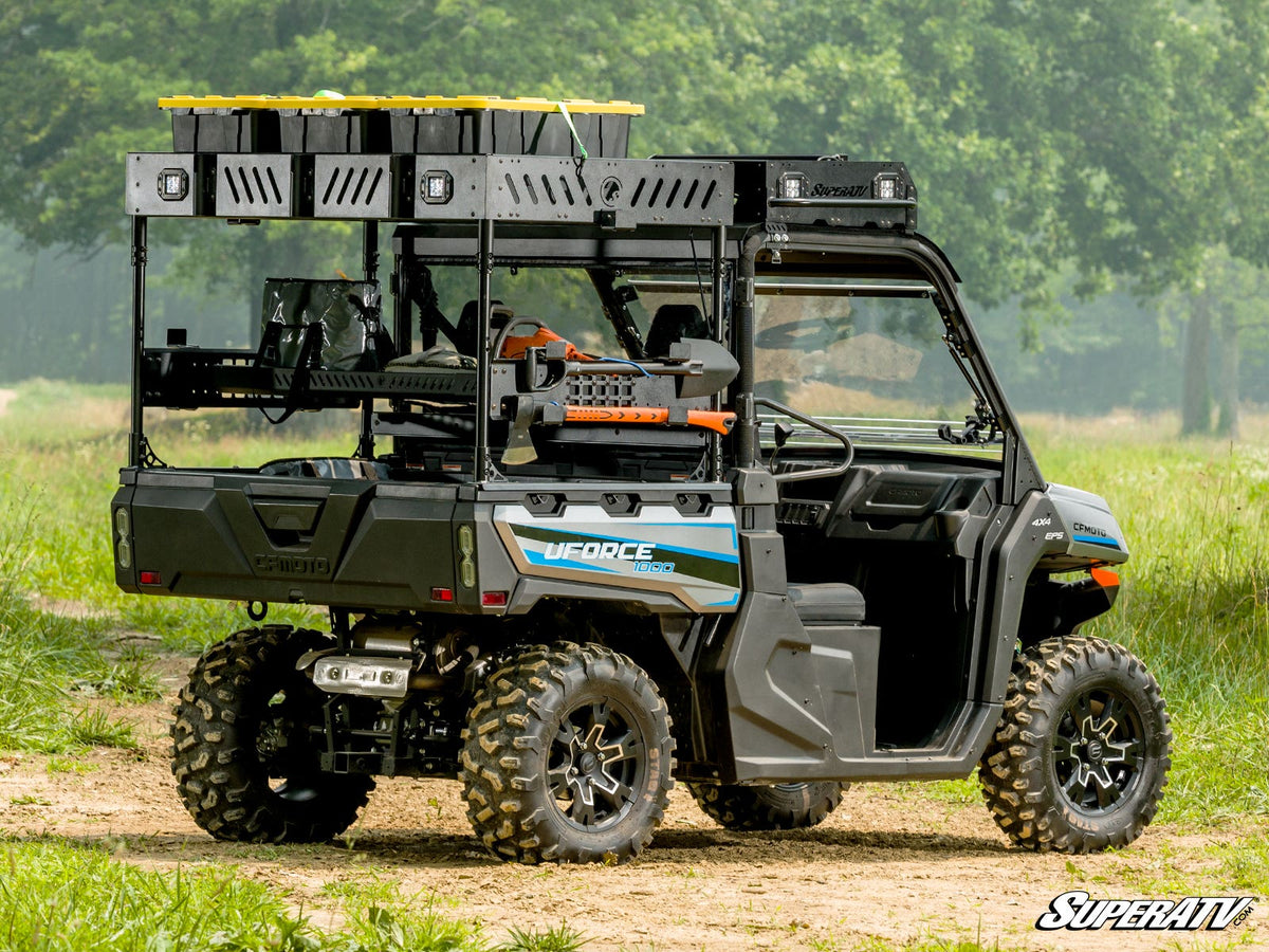 CFMOTO UForce 1000 Outfitter Bed Rack - 2 Recessed Lights + 2 Pin Harness