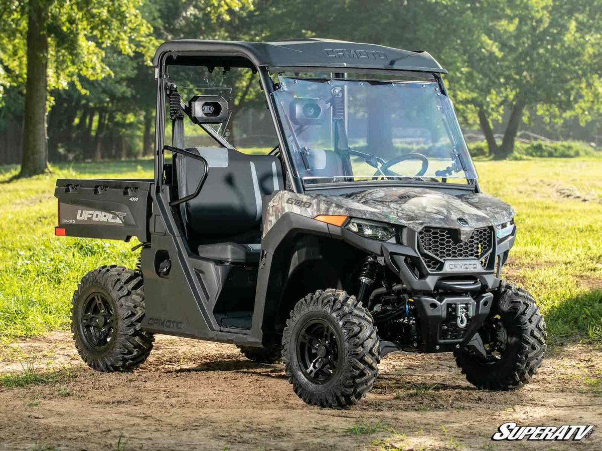 CFMOTO UForce 600 Scratch Resistant Flip Windshield - 2021-2022