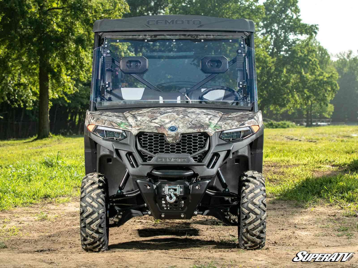 CFMOTO UForce 600 Scratch Resistant Flip Windshield - 2021-2022