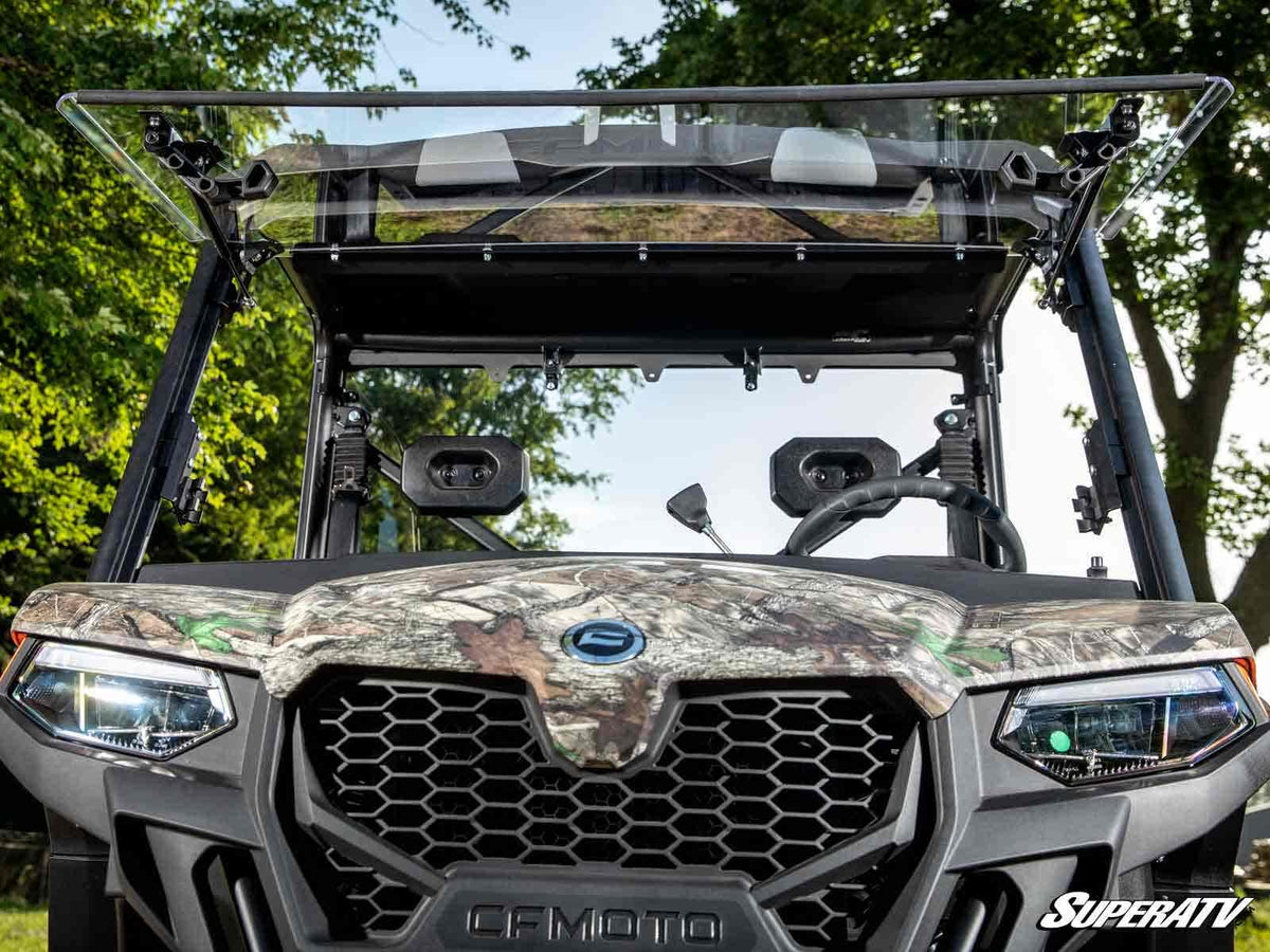 CFMOTO UForce 600 Scratch Resistant Flip Windshield - 2021-2022