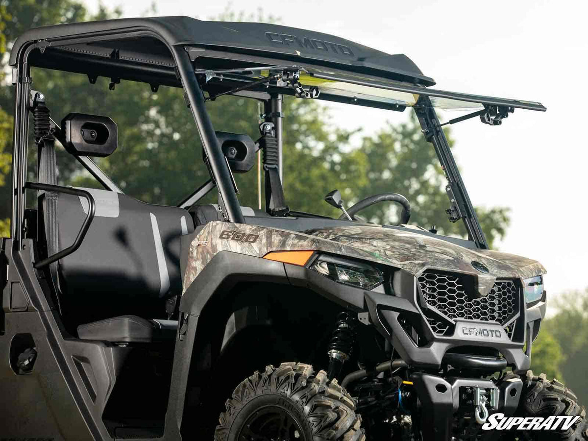 CFMOTO UForce 600 Scratch Resistant Flip Windshield - 2021-2022