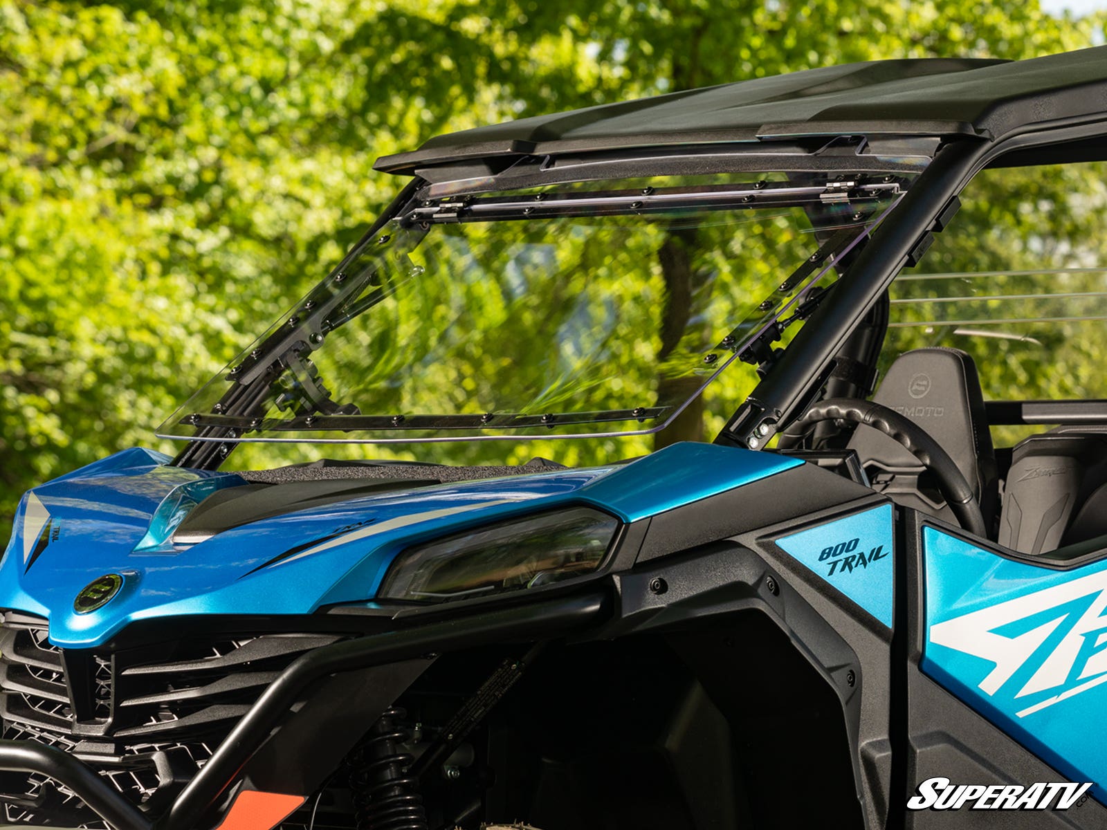 CFMOTO ZForce 950 Trail Scratch-Resistant Flip Windshield