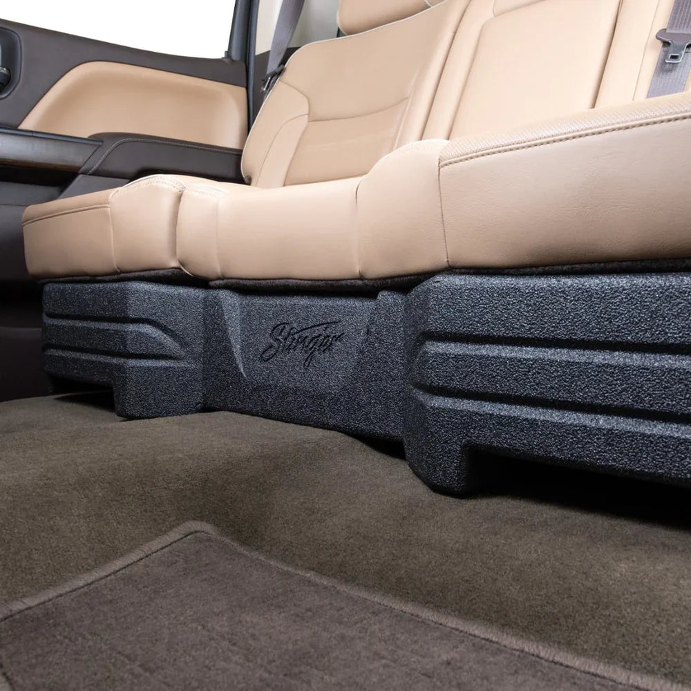 TXGM14D10 Chevy Silverado/GMC Sierra (2014-18) Under Seat Dual 10" Loaded Subwoofer Enclosure