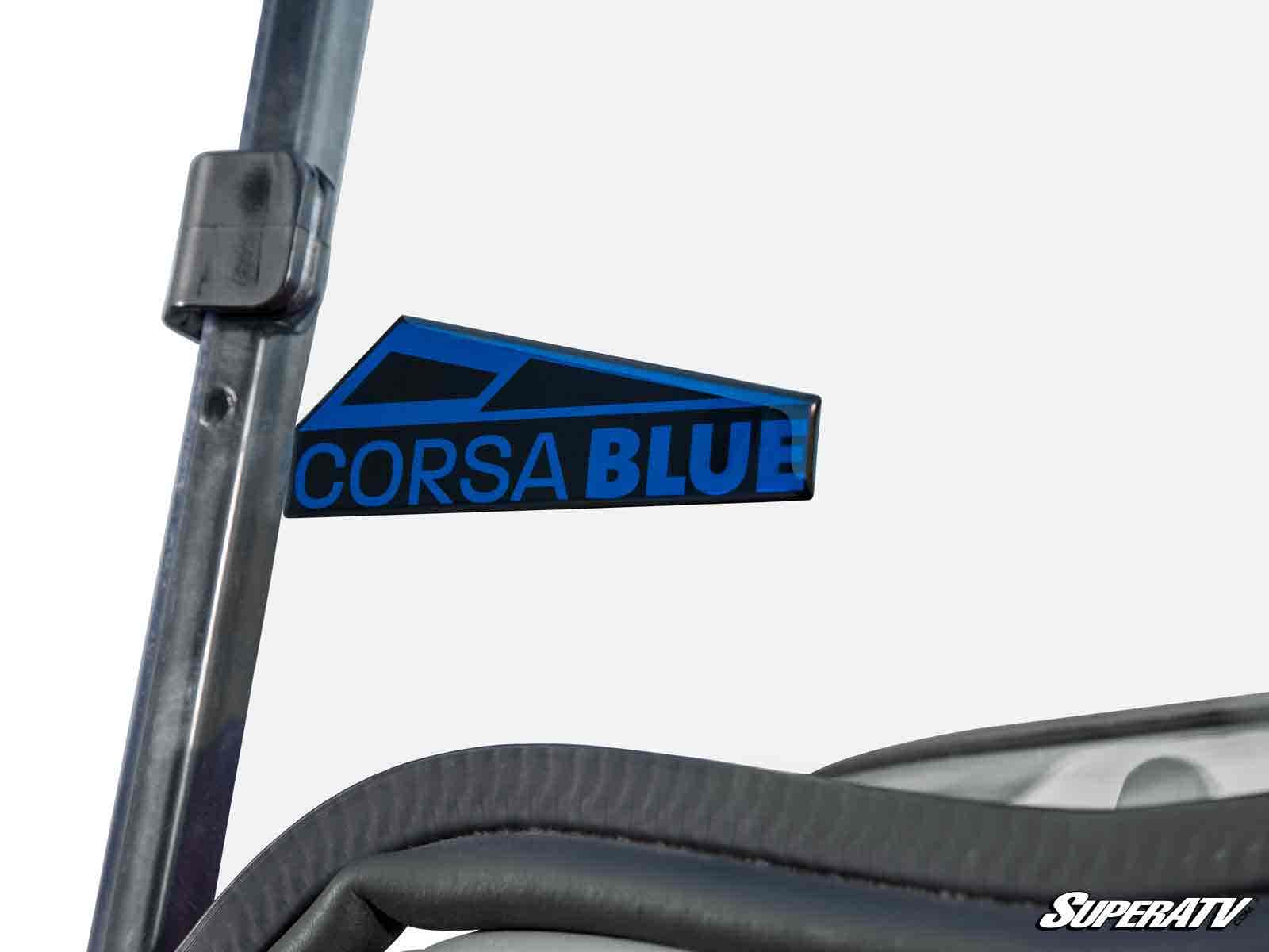 Corsa Blue Club Car Onward Flip Down Windshield