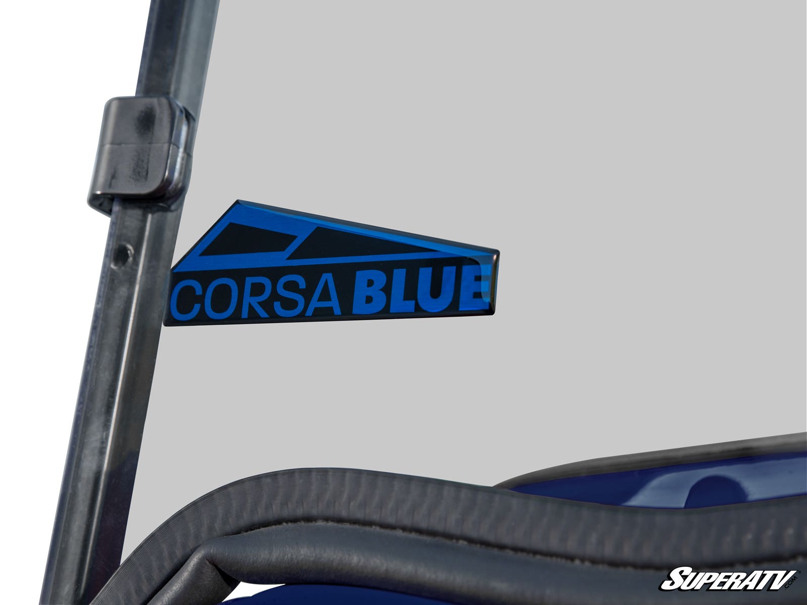 Corsa Blue Club Car Tempo Flip Down Windshield