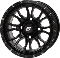 FUSION WHEEL 12X7 5+2 4/110 GLOSS BLACK