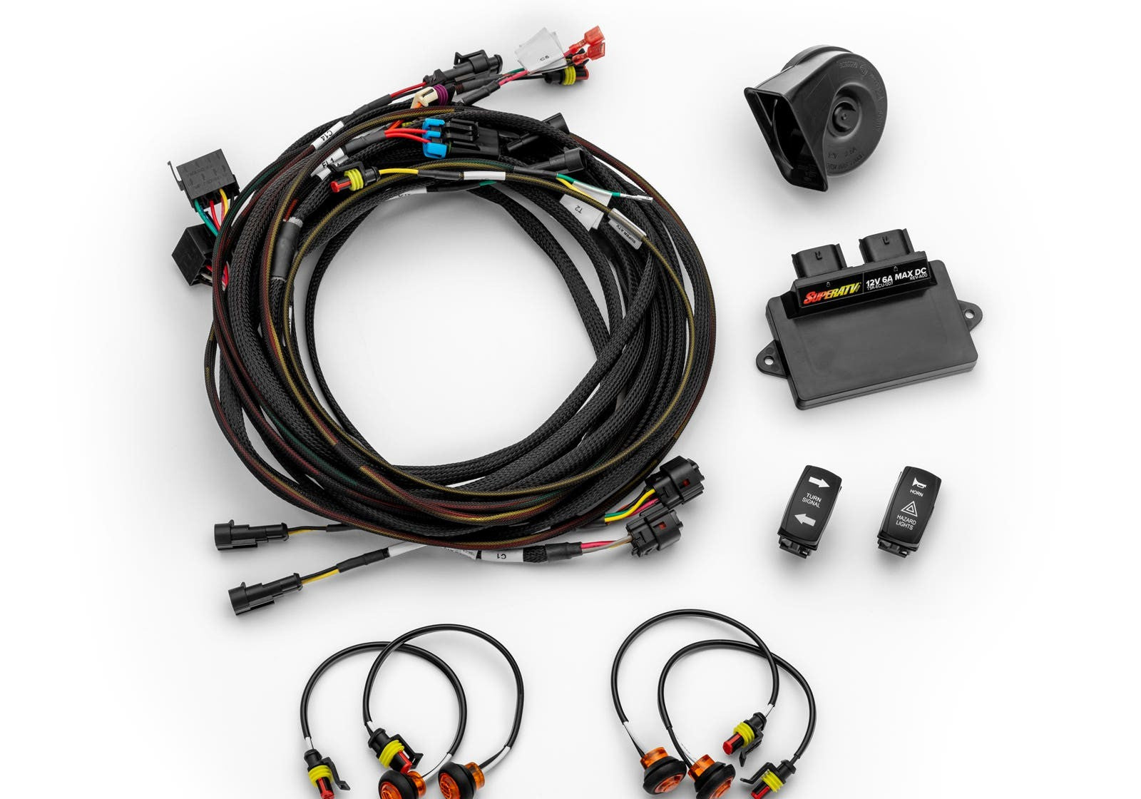 Polaris RZR Trail S 1000 Deluxe Self-Canceling Turn Signal Kit - N/a