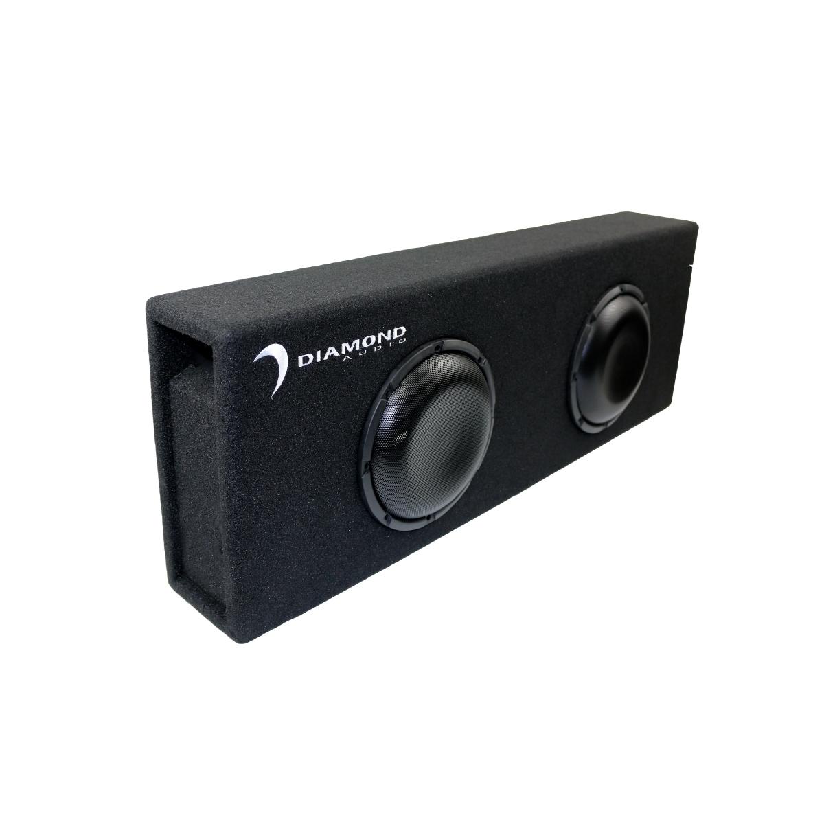 DESMB10D - Dual 10" Slot Vented Passive Subwoofer Enclosure (2 ohm )