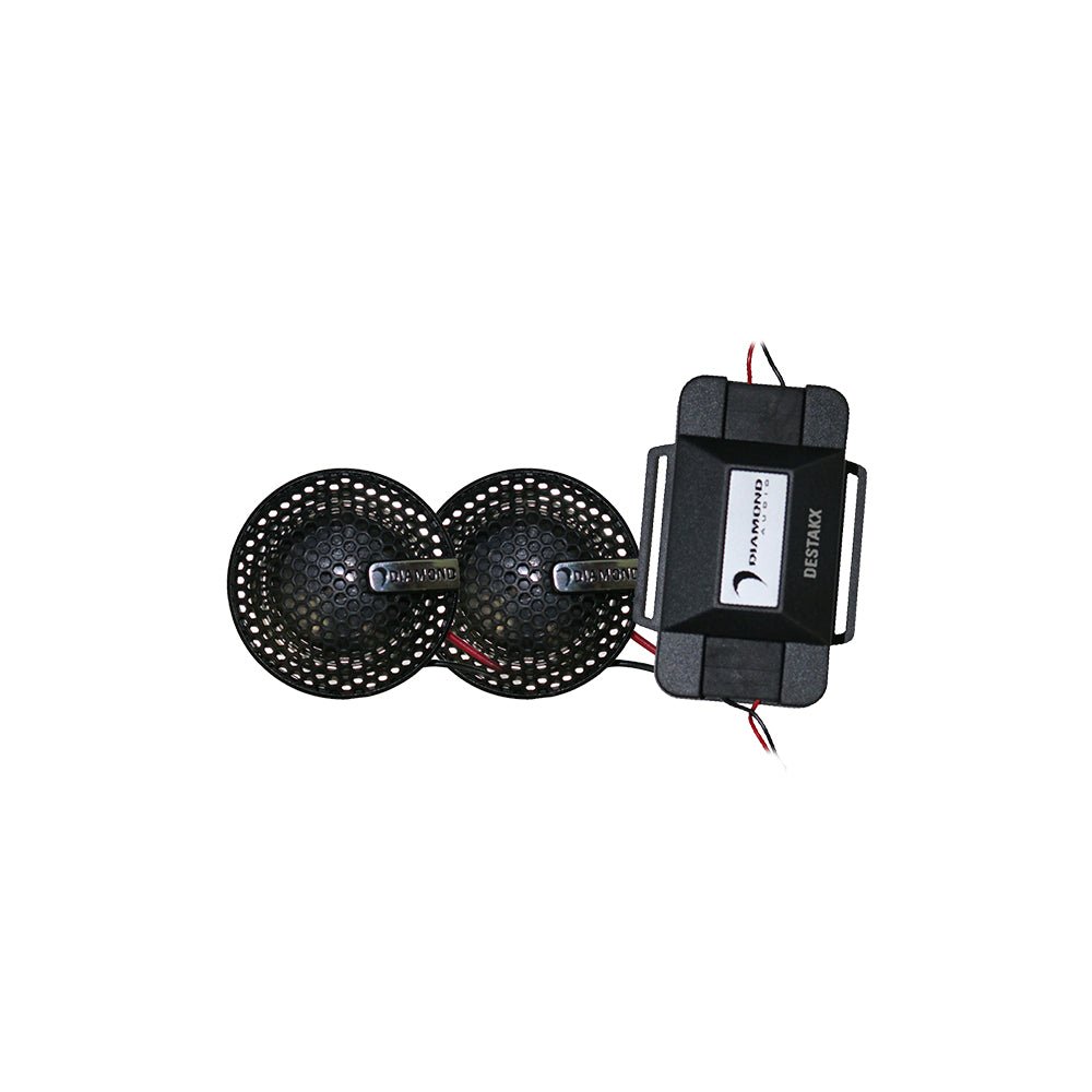 DESTAK - 1" (25mm) Add-on Aluminum Dome Tweeter Kit with Crossover