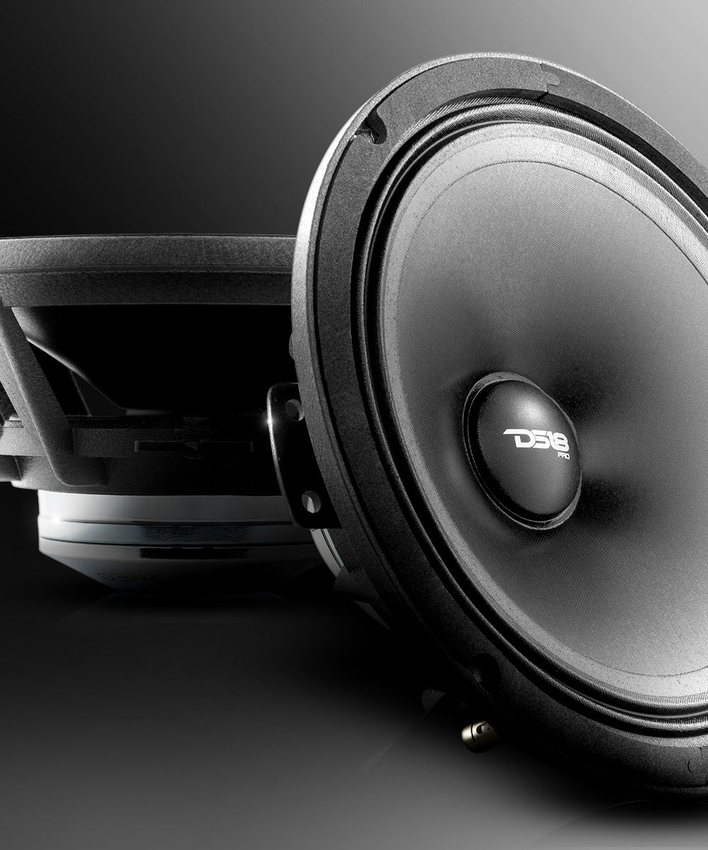 PRO 8" Neodymium Water resistant Full-Range Loudspeaker 250 Watts Rms 2-Ohm - DS18