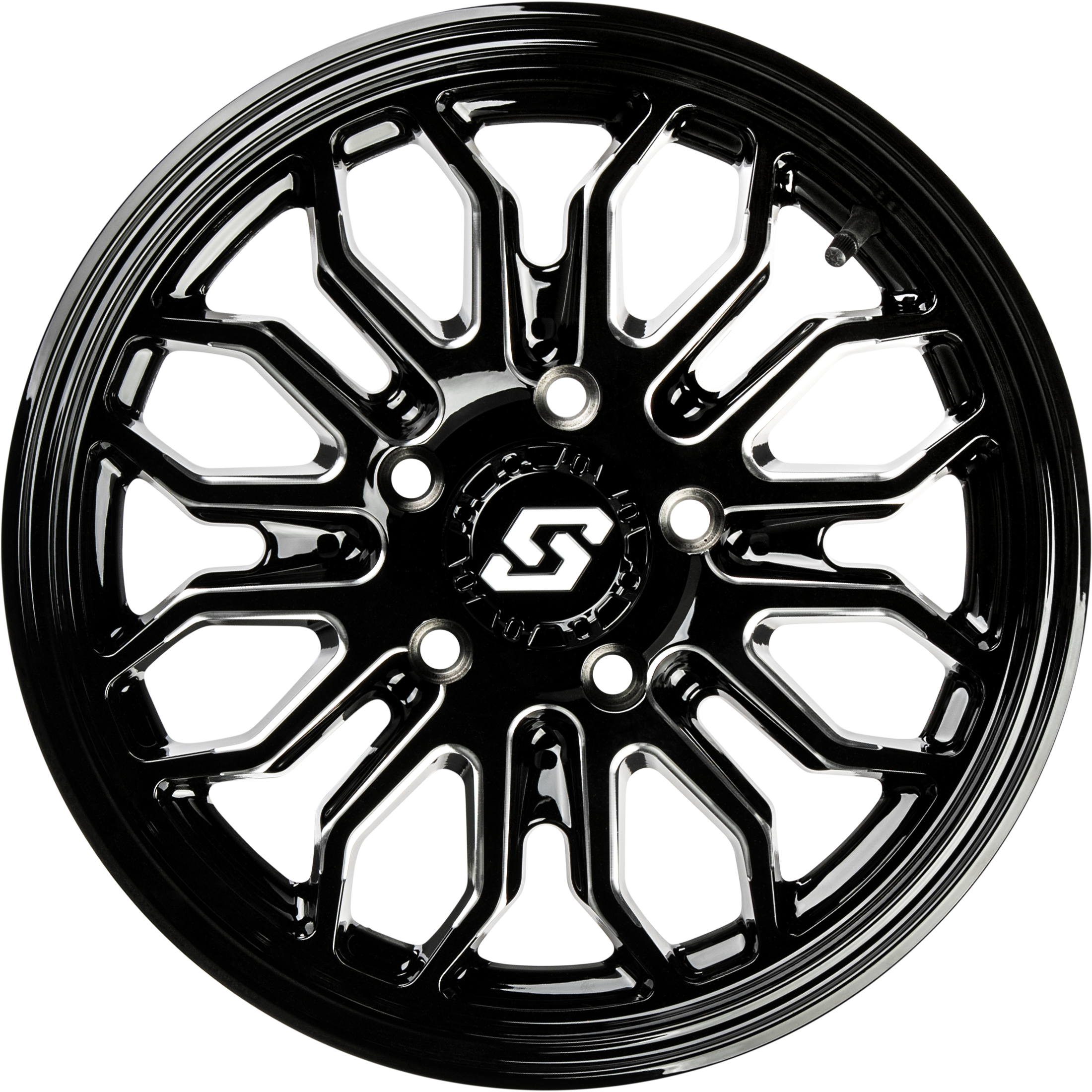 ONYX WHEEL 12X7 4/110 +10MM BLK/MACHINED