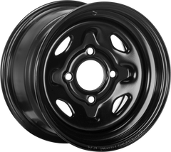 SEDONA STEEL 12X7 4/110 5+2 BLK FRONT