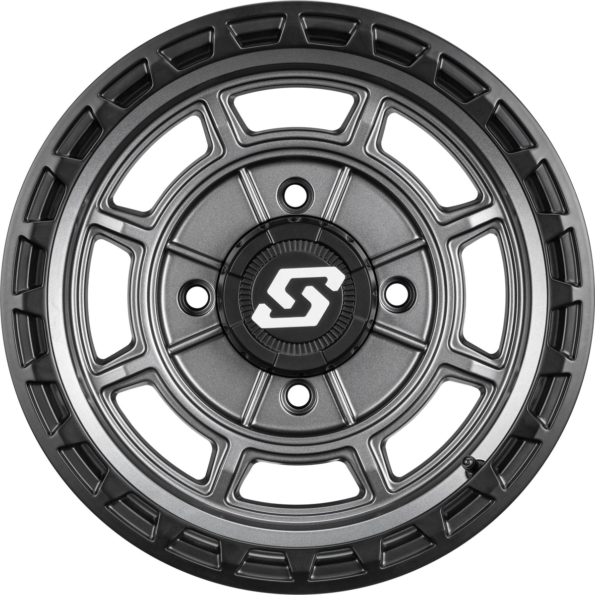 RIFT WHEEL 15X6 4/156 5+1 (+40MM) CARBON GREY