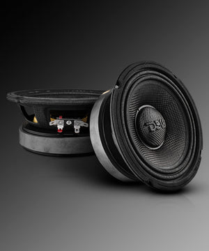 6.5” Motorcycle & Motorsports Loudspeaker With Water Resistant Carbon Fiber Cone | 4-Ohm 300W RMS - DS18