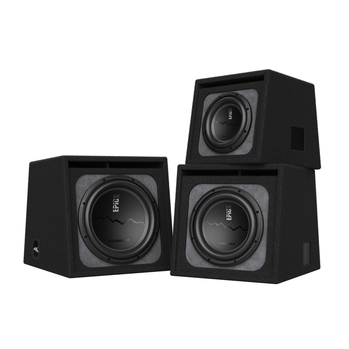 EPICX Series Loaded Vented Subwoofer Enclosure, 400W/500W RMS | 8" 10" 12"