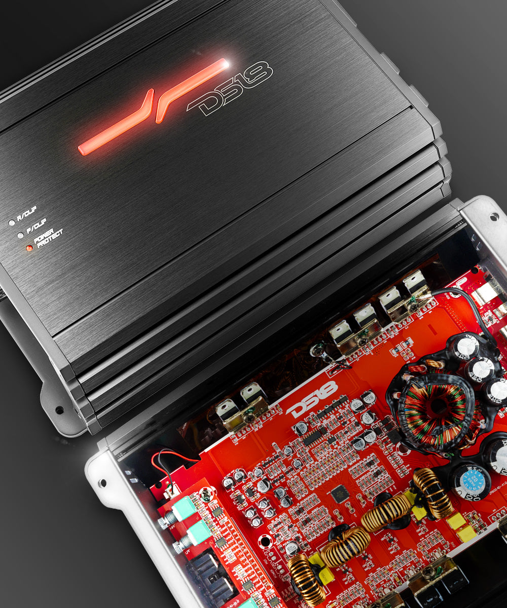 ZR 4-Channel Class D Amplifier 4 x 150 Watts Rms @ 4-ohm - DS18