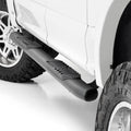 Oval Nerf Step | Crew Cab | Black | Ford F-150/Lightning/F-250/F-350/Raptor (15-26)
