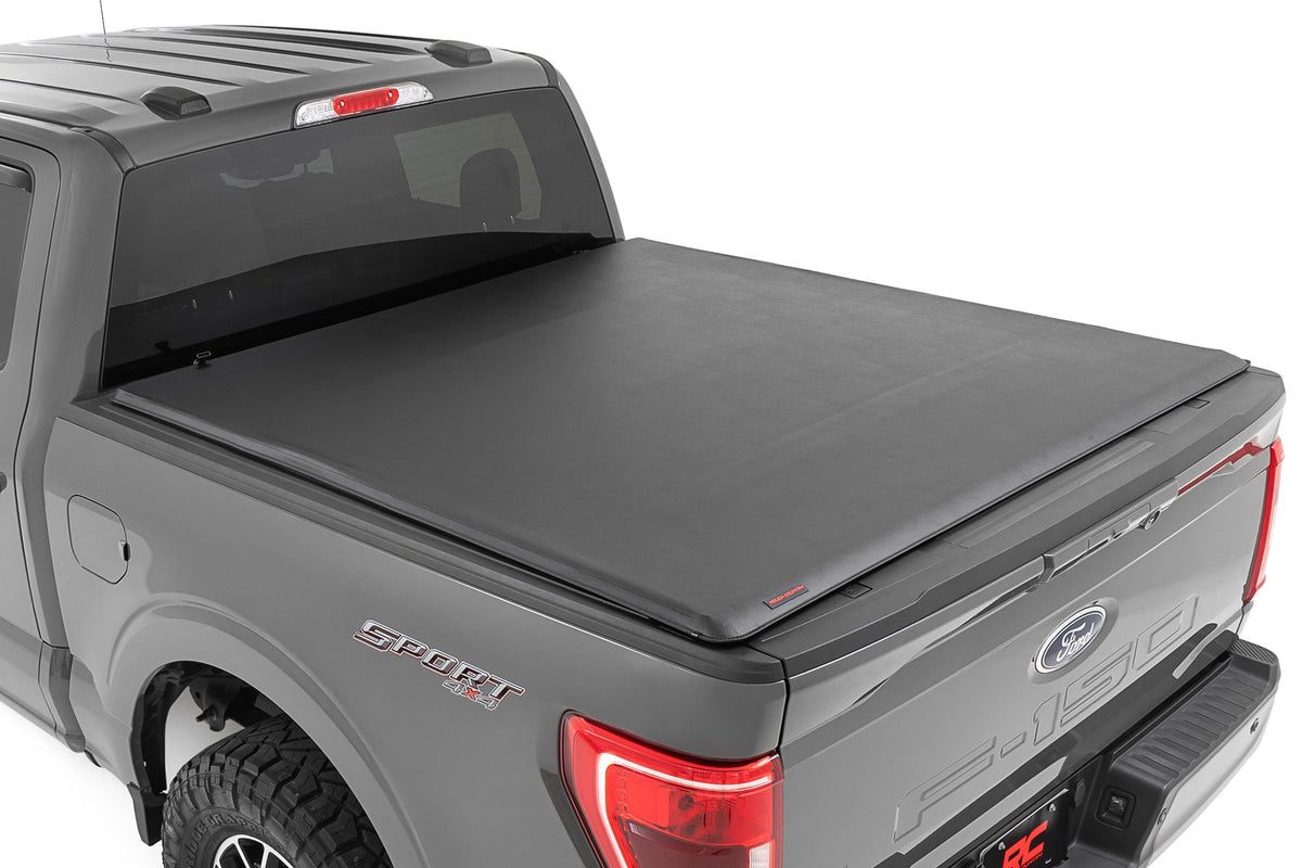 Soft Roll Up Bed Cover | 6'7" Bed | Ford F-150/F-150 Lightning/Raptor (15-26)