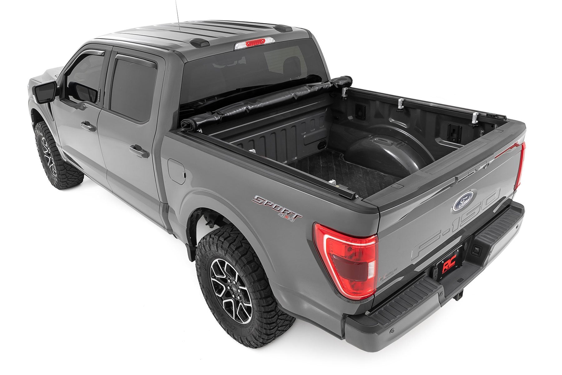Soft Roll Up Bed Cover | 5'7" Bed | Ford F-150/F-150 Lightning/Raptor (15-26)