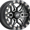 SPLIT 6 BDLK WHEEL 14X7 4/137 5+2 (+10MM) BLK/MACHINED