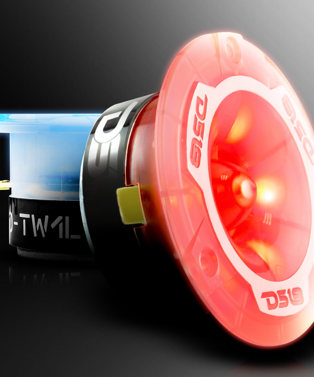 3.8" Super Bullet Tweeter with 1" Aluminum Voice Coil with RGB LED Lights - DS18