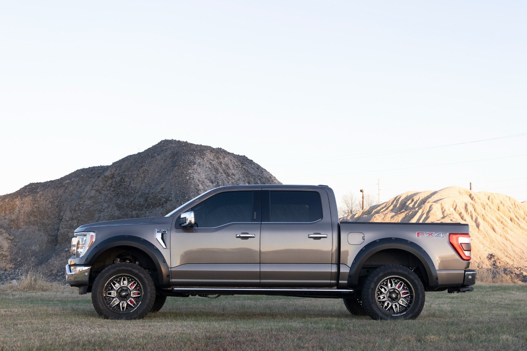 Pocket Fender Flares | D1 Stone Gray | Ford F-150 2WD/4WD (2021-2026)
