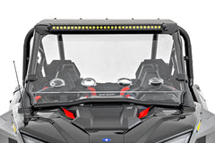 30" Single Row Light Mount | Front | Black Series | White DRL | Polaris RZR Turbo R