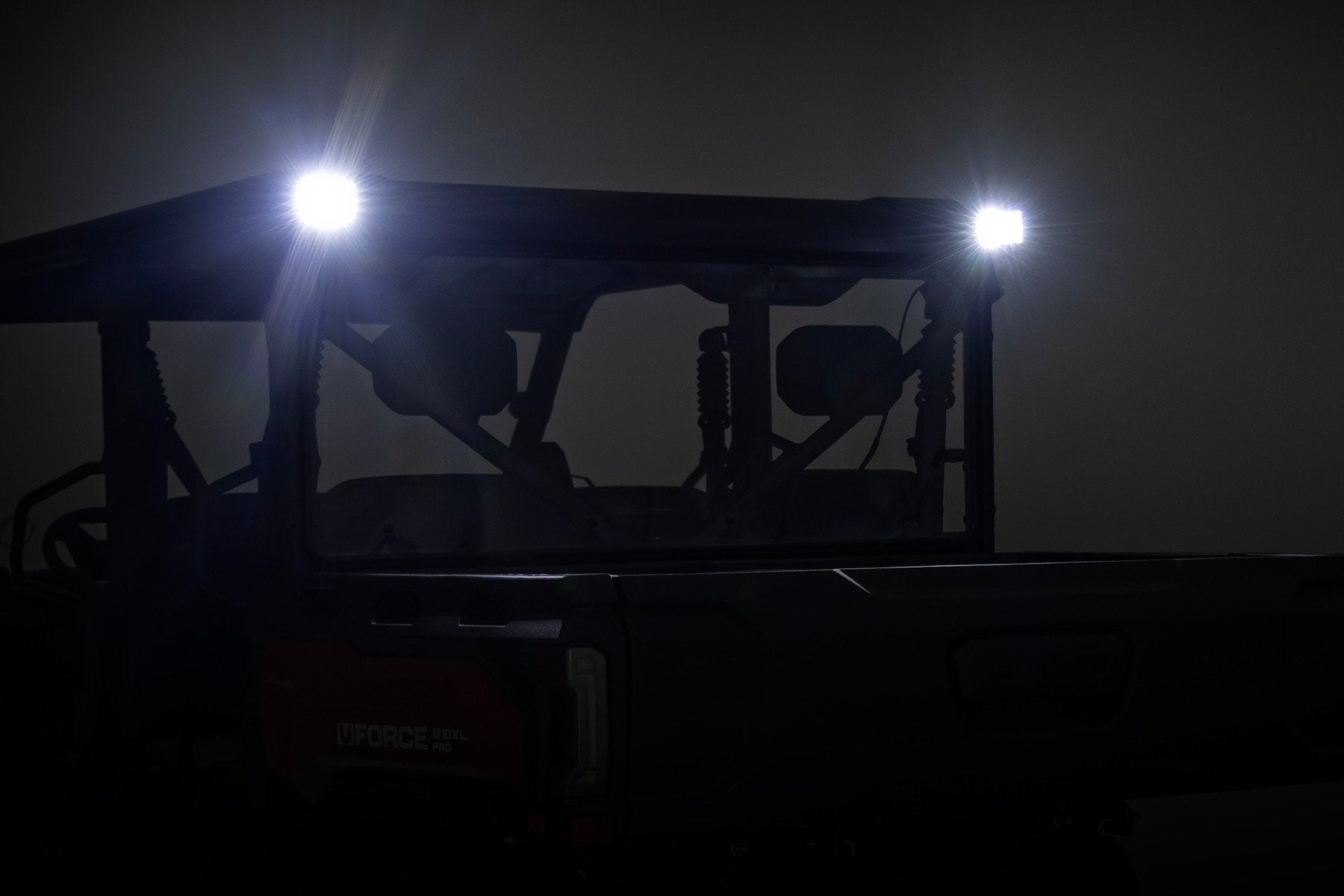 LED Light Kit | Rear Mount | 2" Black Pair | Amber DRL | CFMOTO UFORCE U10 Pro