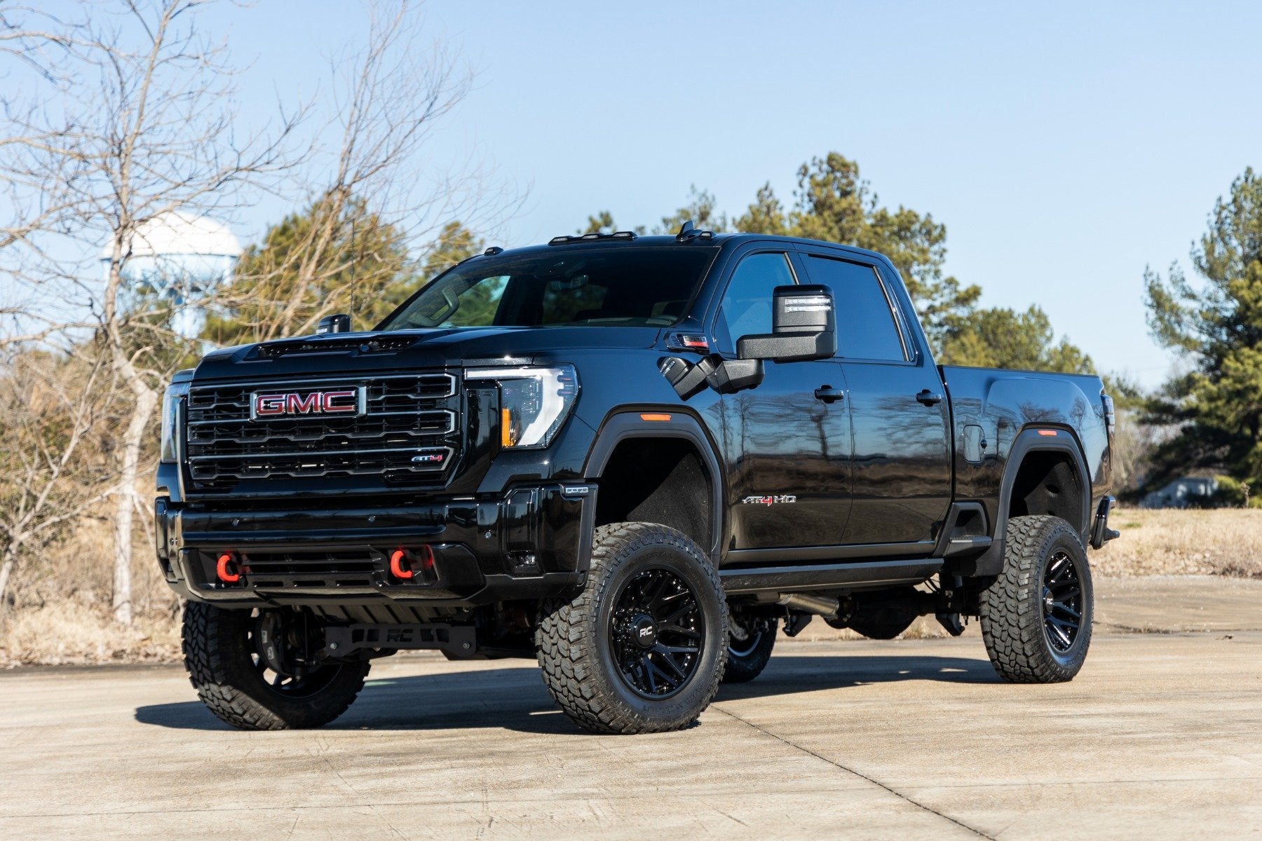 Rough Country 95 Series Wheel | One-Piece | Gloss Black | 20x10 | 8x180 | -19mm