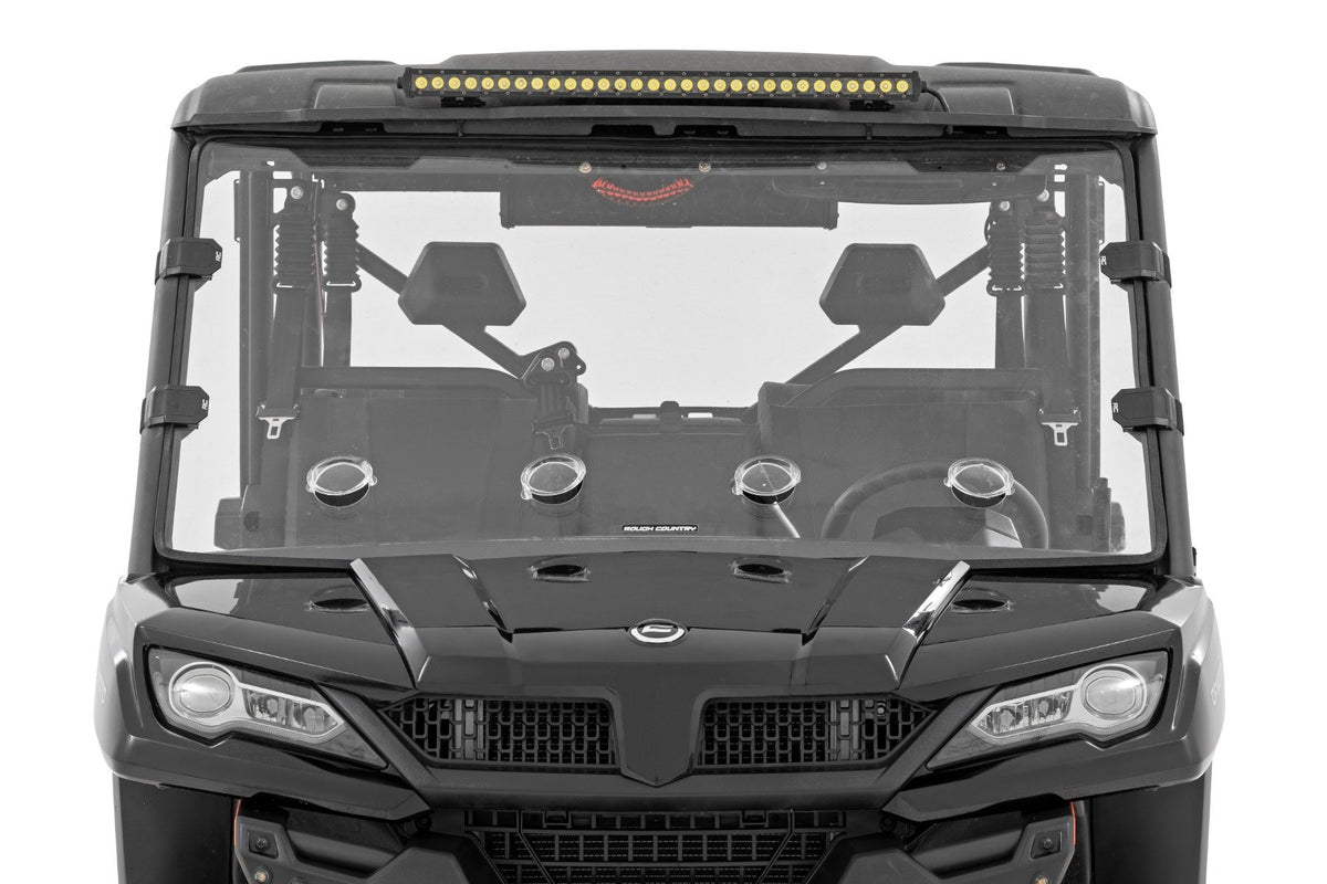 Vented Full Windshield | Scratch Resistant | CFMOTO UFORCE 1000