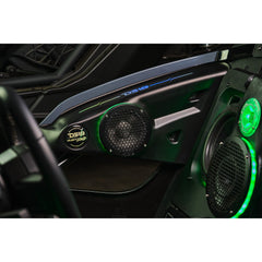 Polaris Slingshot Arm Rest Empty Enclosure With Digital Led Lights fits 2 x 6.5" Speakers | 2015 - Current - DS18