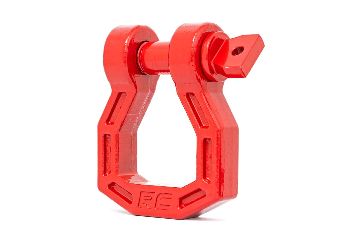 D-Ring | Forged | Pair | Red