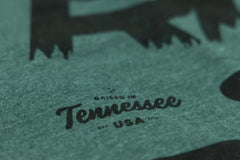 Rough Country T-Shirt | RC Mountains | Forest Green | SM