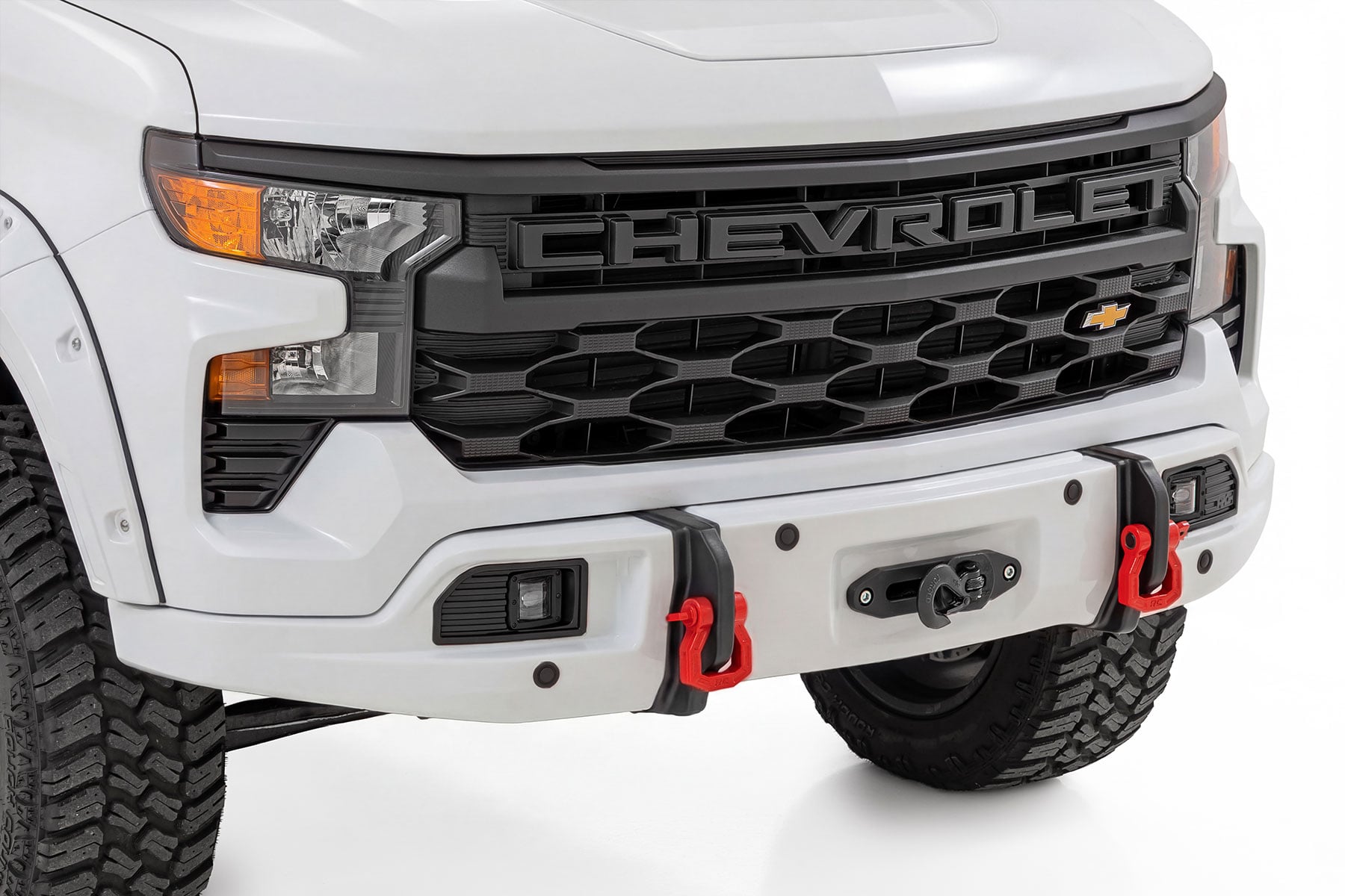 Front FXS Bumper | 12000S | GAZ Summit White | Chevy Silverado 1500 (23-26)