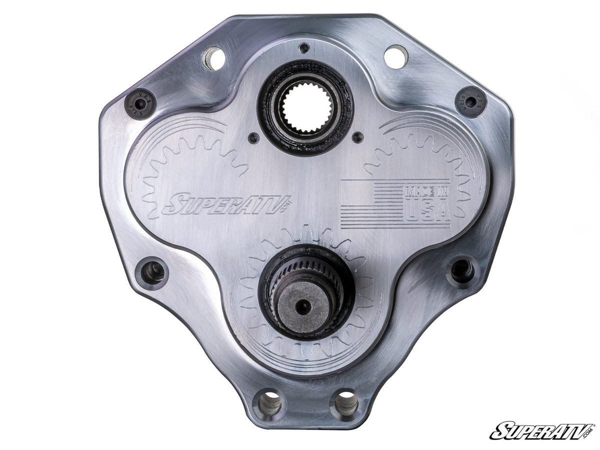 Polaris Ranger Full Size 570/900 4in. Portal Gear Lift - Dual Idler - 30% Gear Reduction - Billet Housing