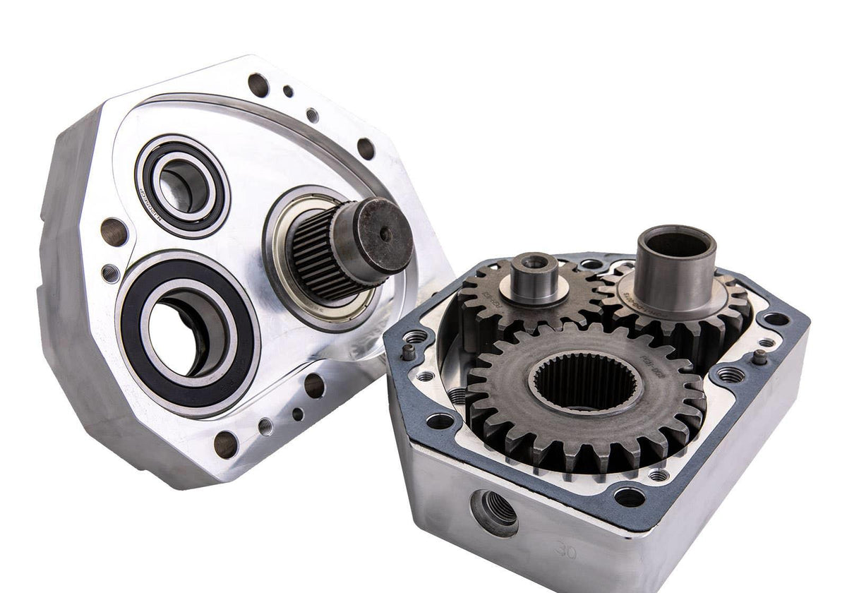 Polaris RZR PRO XP 4in. Portal Gear Lift - Dual Idler - 15% Gear Reduction - Billet Housing