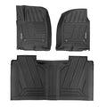 Flex-Fit Floor Mats | FR & RR | FR Bucket | Crew | Chevy/GMC 1500/2500HD/3500HD (19-26)