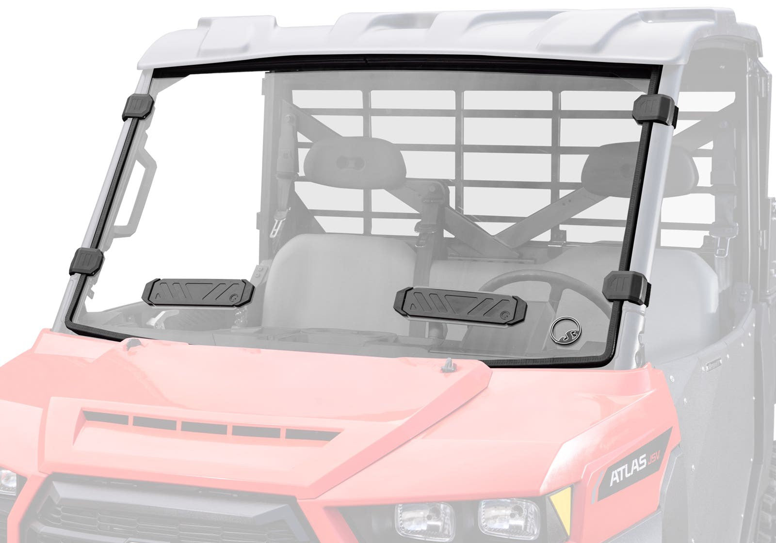 Gravely Atlas JSV Scratch-Resistant Vented Full Windshield
