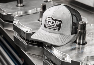 GDP Trucker Hat - Black and Heather Gray