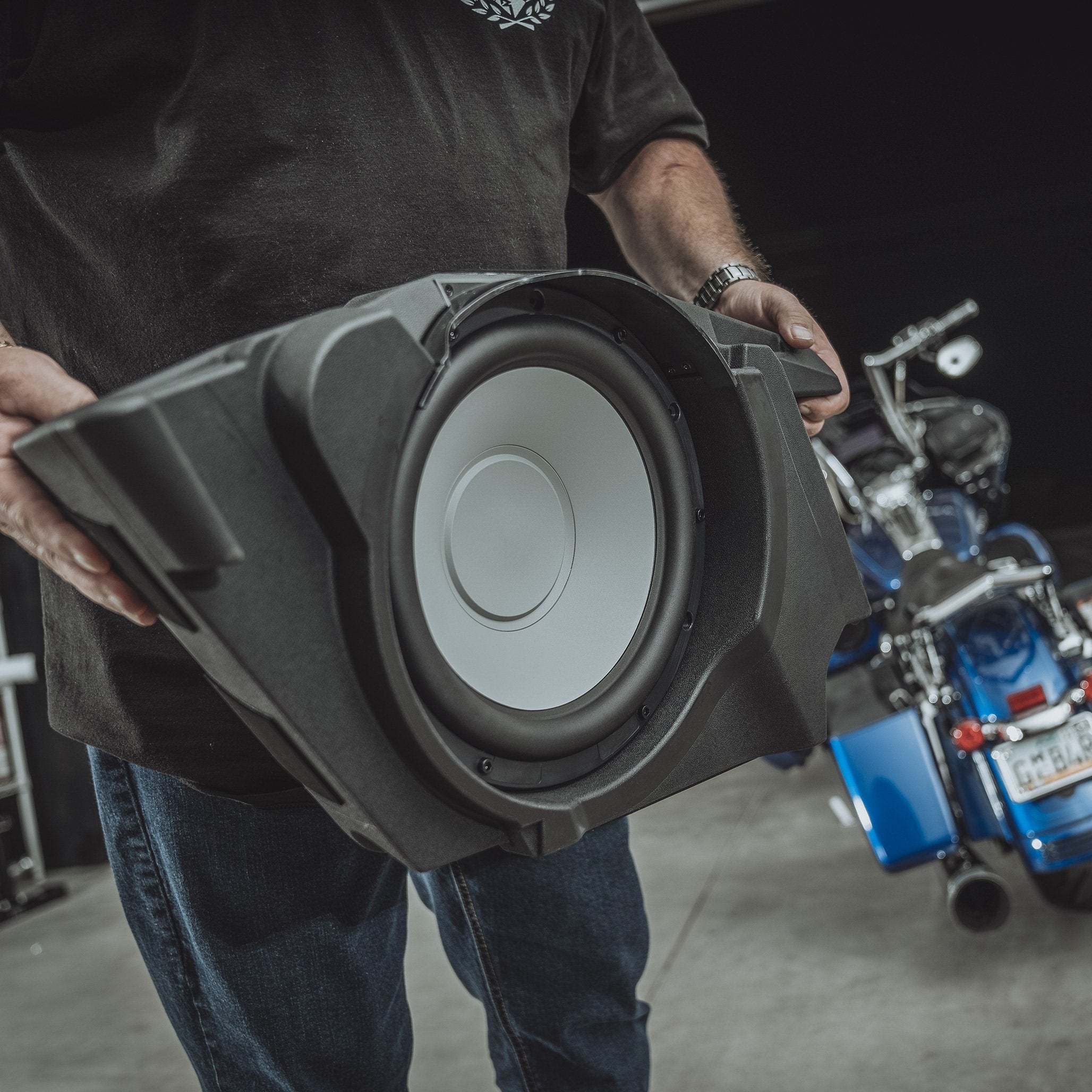 Dual 10′′ Saddlebag Subwoofer Kit for 2014-2023 Harley-Davidson Street Glide & Road Glide