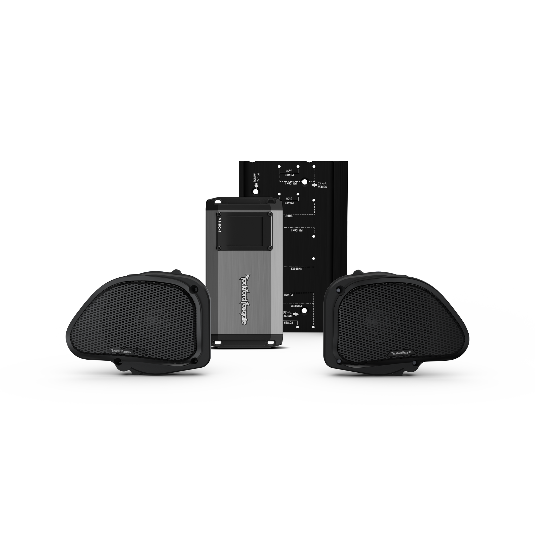 HD9813RG-STG2 - Stage-2 Speaker & Amp Kit for 1998-2013 Harley-Davidson Road Glide (Gen-3) - image 2