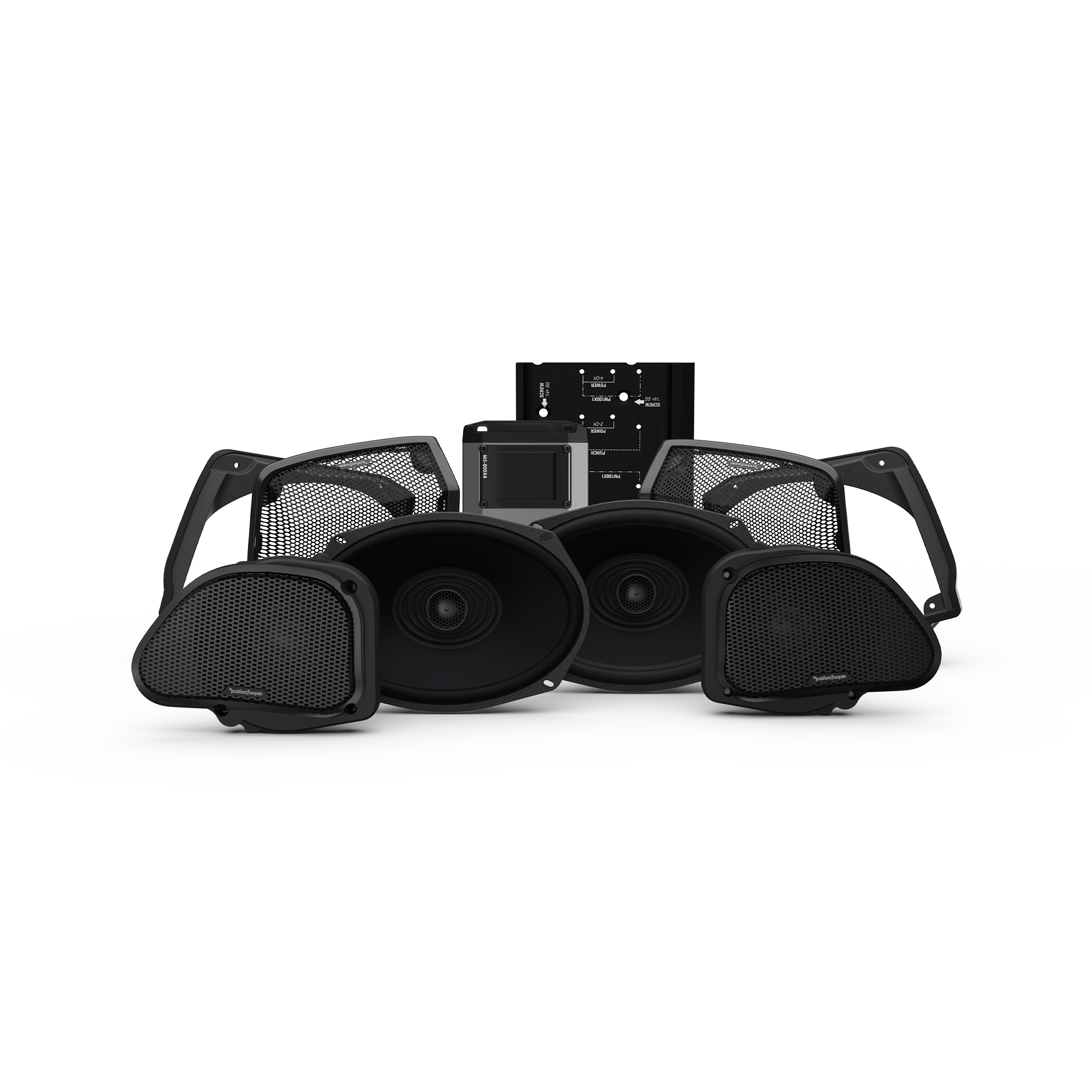Stage-3 Speaker & Amp Kit for 1998-2013 Harley-Davidson Road Glide (Gen-3)