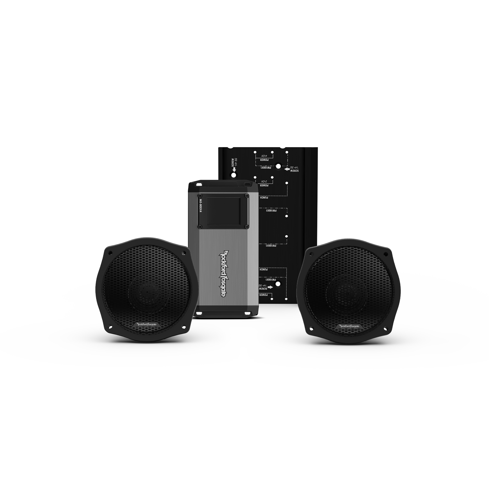 Stage-2 Speaker & Amp Kit for 1998-2013 Harley-Davidson Street Glide & Electra Glide (Gen-3)