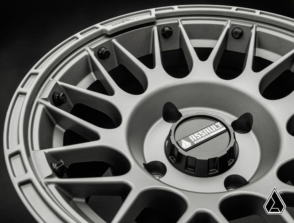 AI Hellfire Innerlock Wheel - Matte Titanium - 15x10 - 4x136